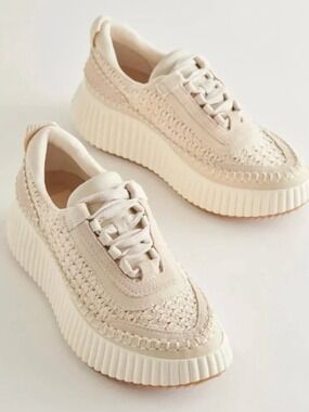 Dolce Vita Daran Wedge Sneaker - Ivory 9